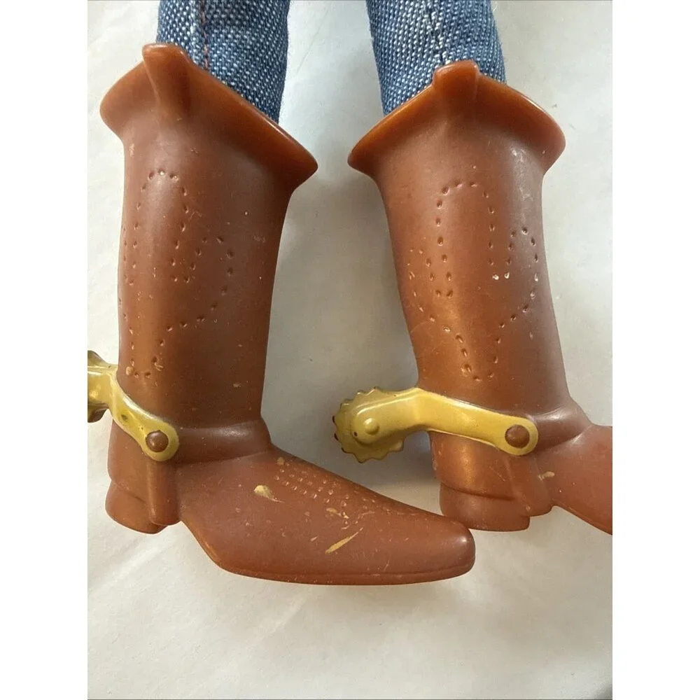 vintage Disney Pixar Toy Story Woody Pull String Talking Doll 15" WORKS No Hat - Picture 6 of 11